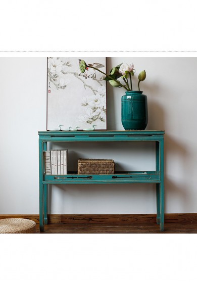 Adana Console Table W100 - Peacock Blue - Last one
